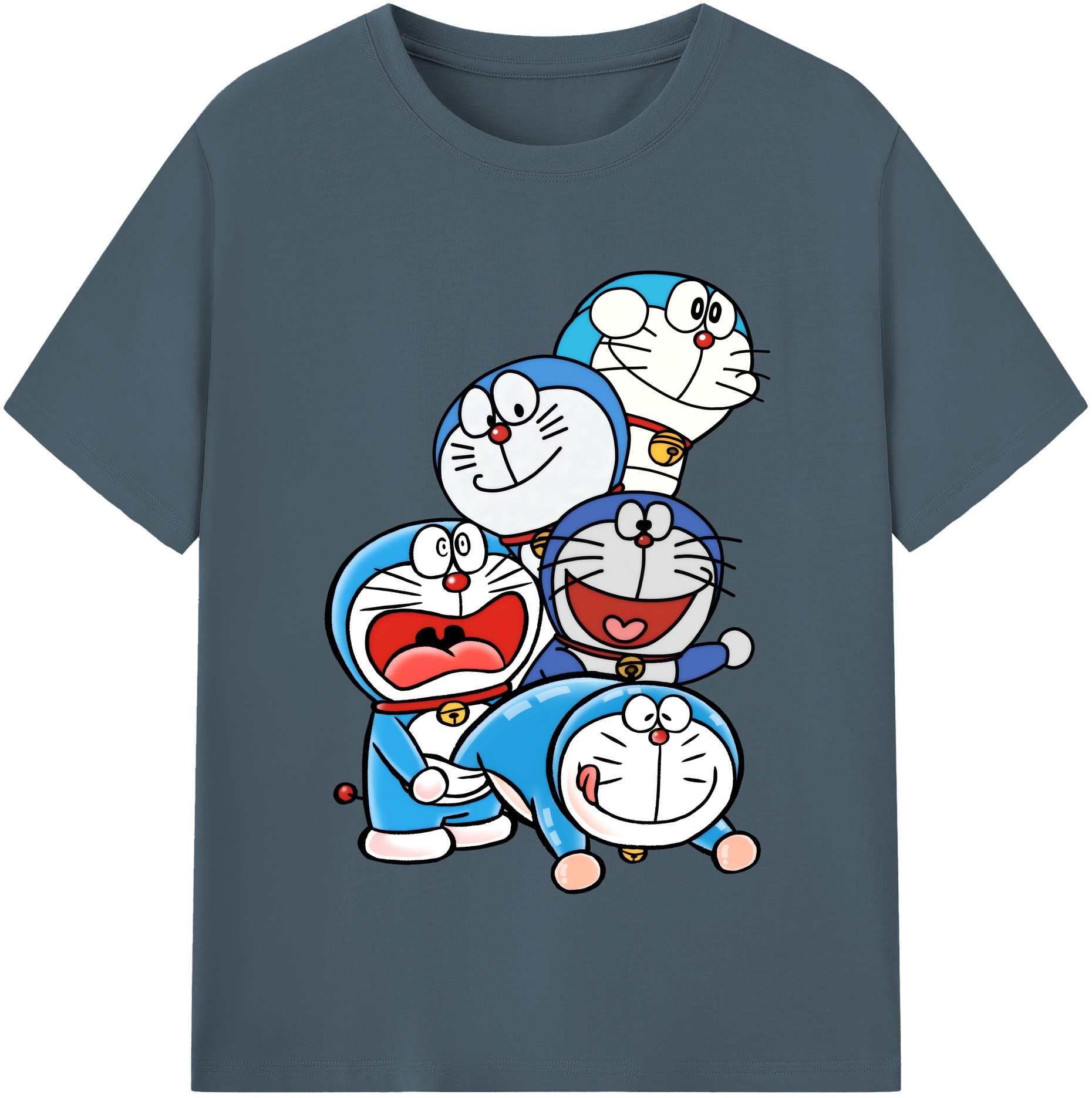 （画像用） ドラえもん Doraemon 綿100％半袖Tシャツ（フロントプリント）
